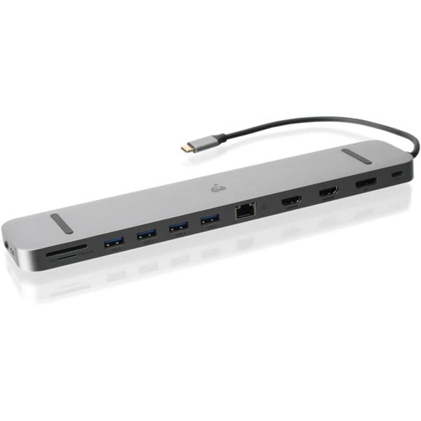 IOGEAR Estación de acoplamiento de triple pantalla USBC_1