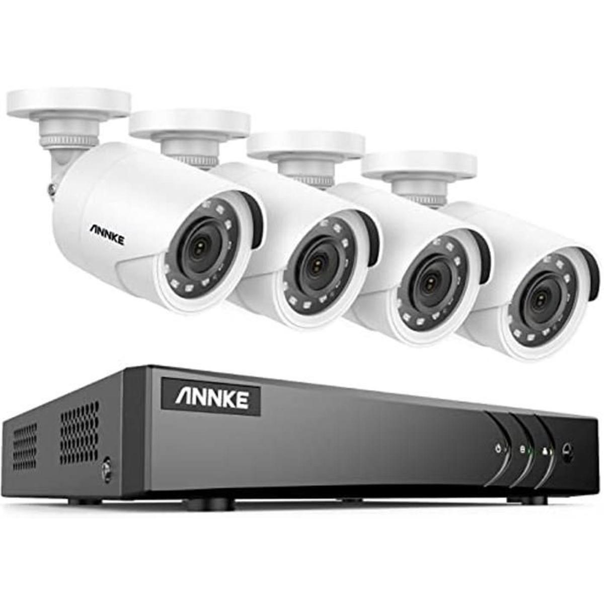 ANNKE Sistema de cámara de seguridad con cable Lite de 8