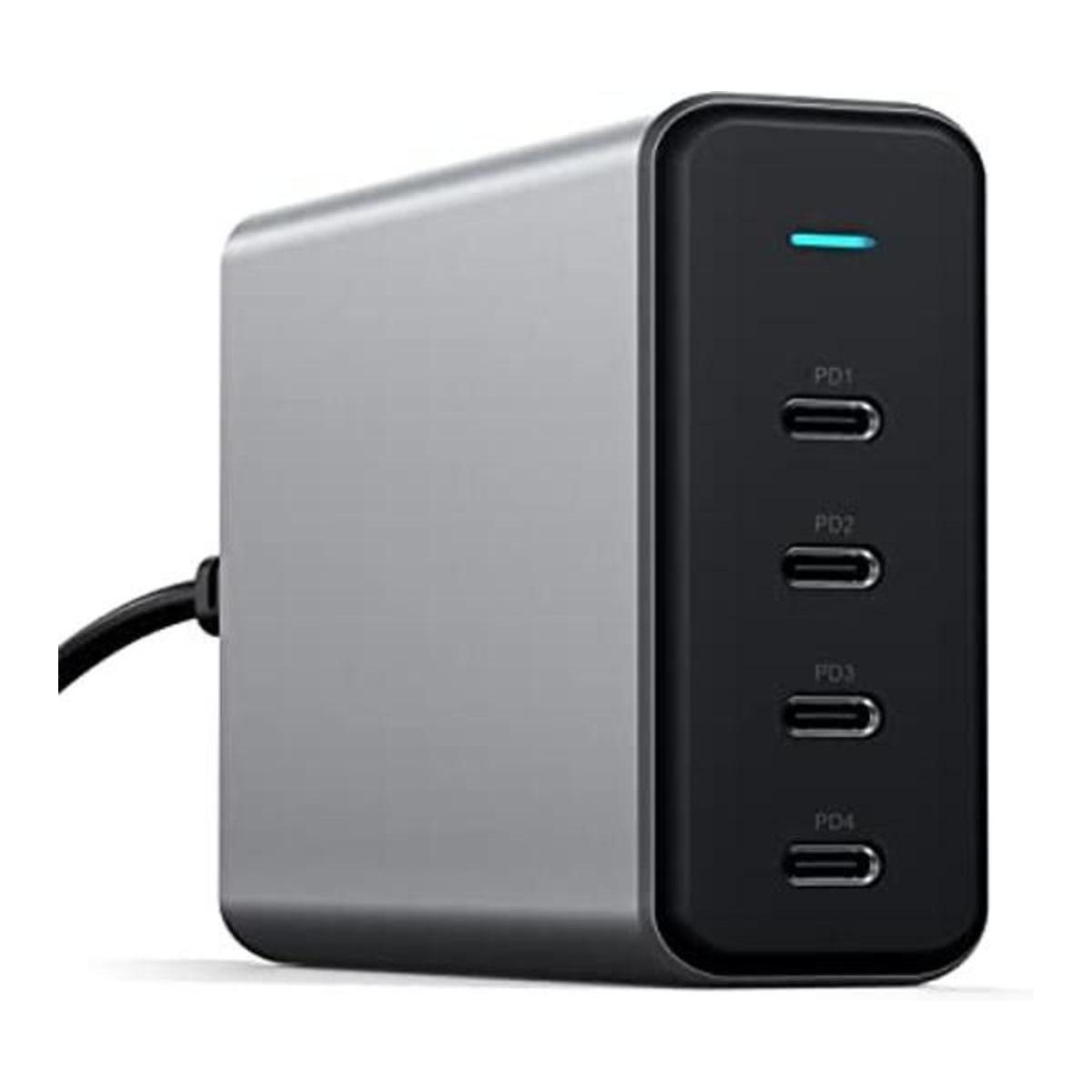 Satechi Cargador USBC de 4 puertos PD GaN de 165 W