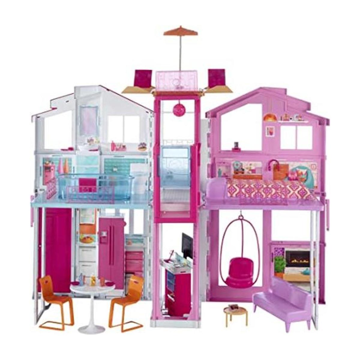 Barbie pasaporte rosado de 3 cuentos de la casa