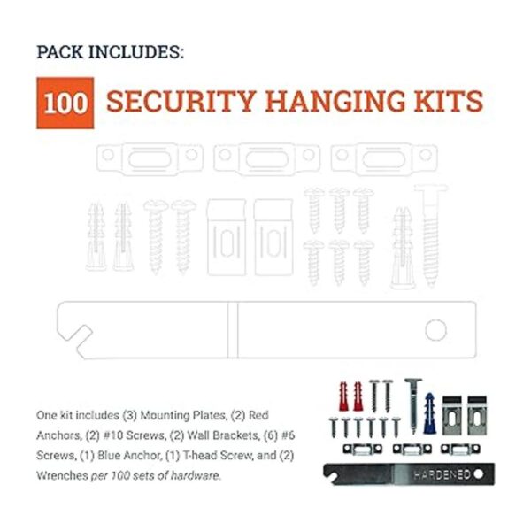 Kits de bloqueo de seguridad para colgar con tornillos de_2
