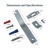 Kits de bloqueo de seguridad para colgar con tornillos de_3