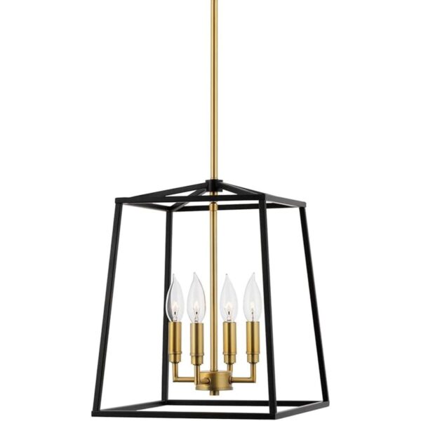 Kira Home Bellevue Lámpara colgante moderna de 15.5