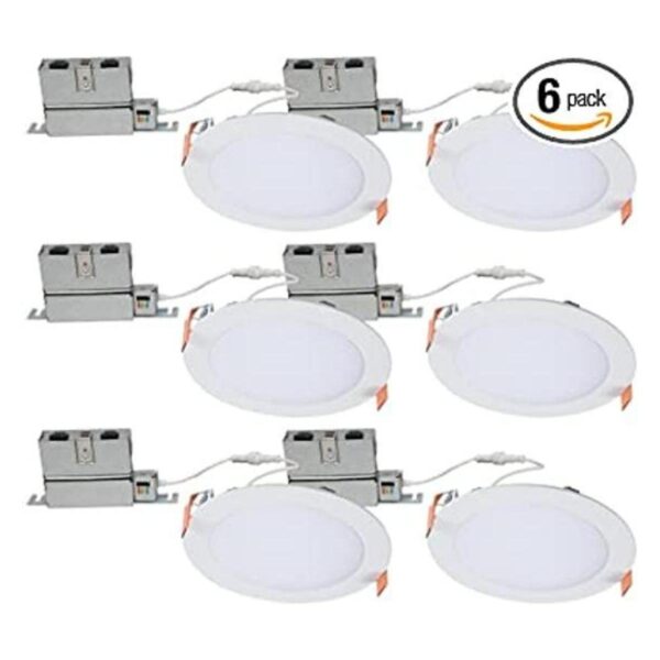 HALO Luz LED empotrada para techo y disco de ducha de 6_1