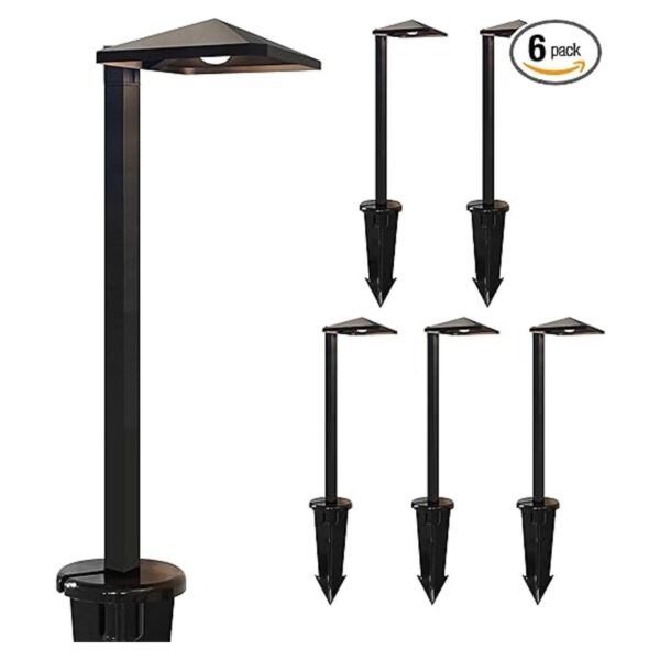 GKOLED Paquete de 6 luces LED de bajo voltaje para caminos_1