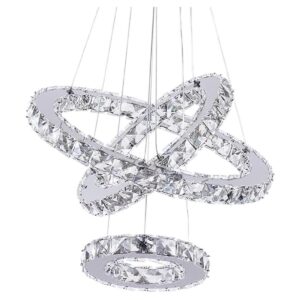 Lámparas de araña LED con 3 anillos lámpara de techo_1