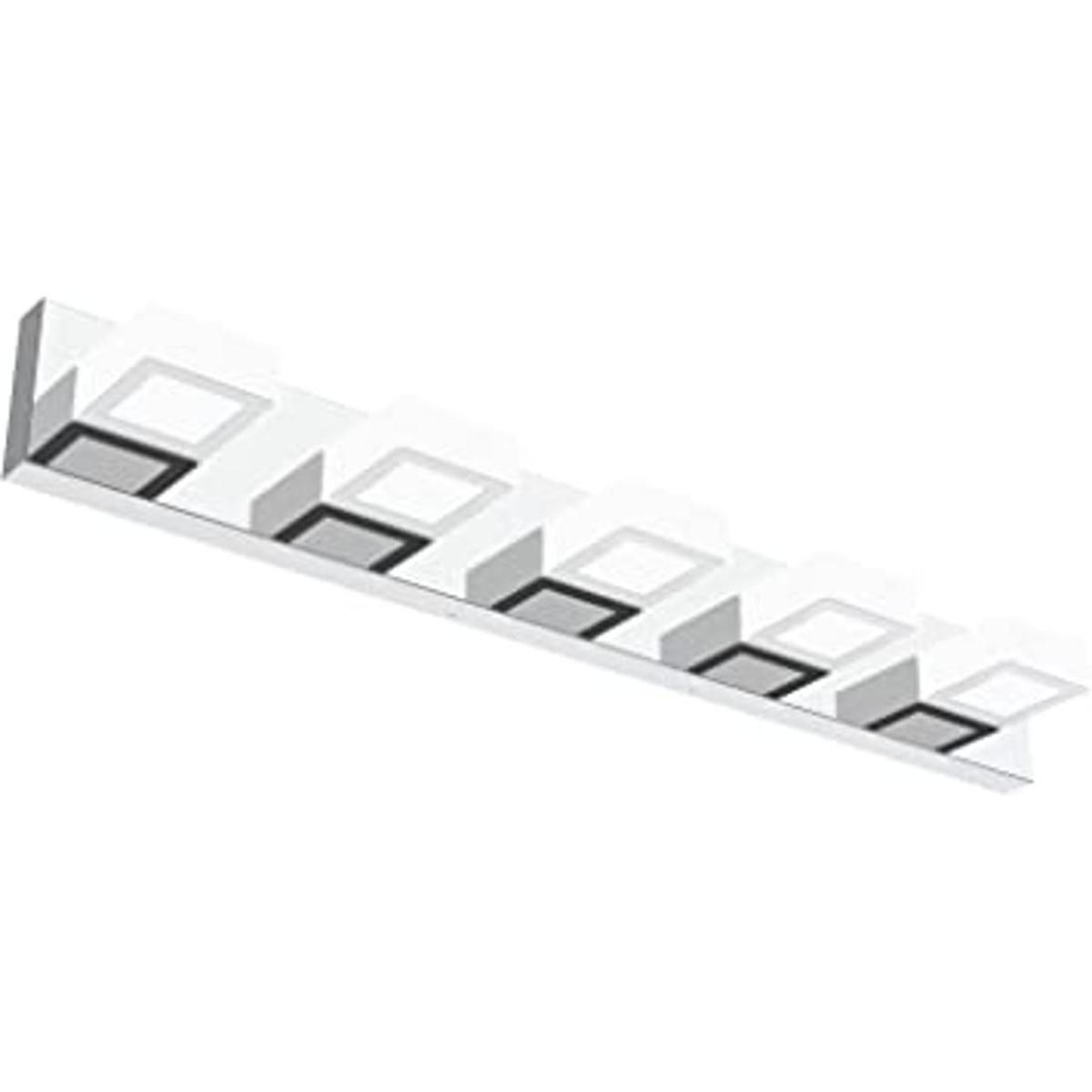 Ralbay Luminarias de baño cromadas regulables 5 luces LED