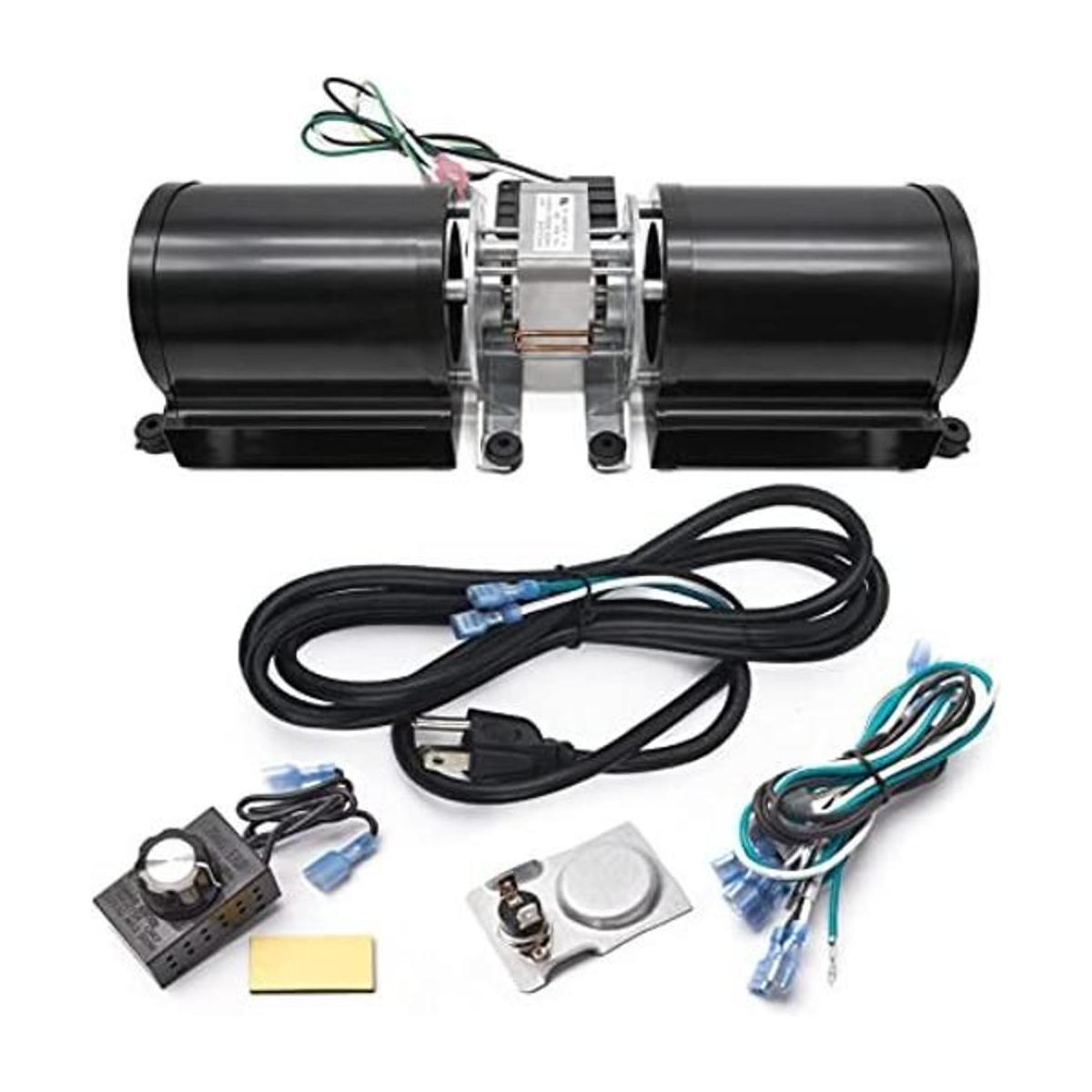 Criditpid Kit de ventilador de chimenea para chimenea