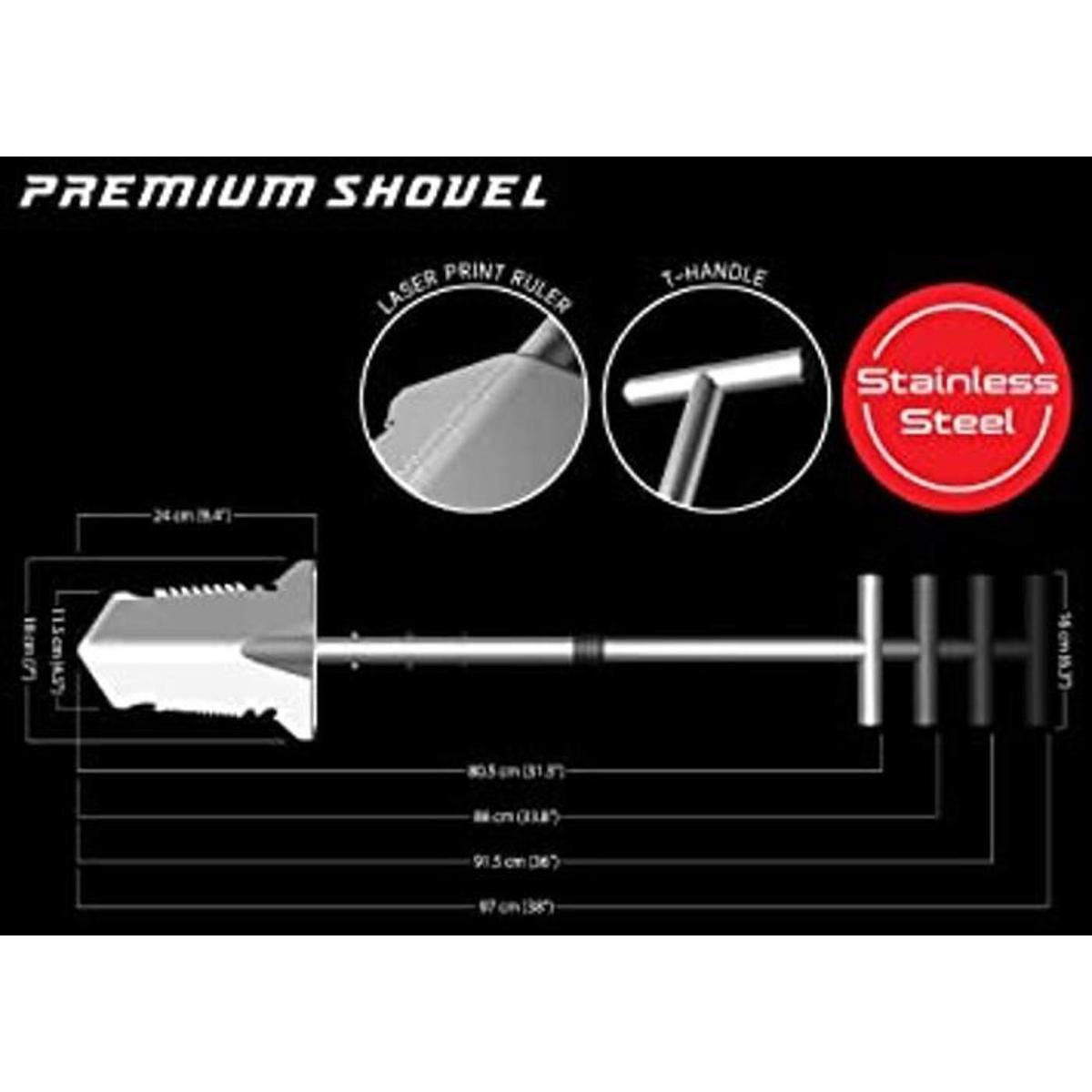 Nokta Makro Premium Pala de acero inoxidable