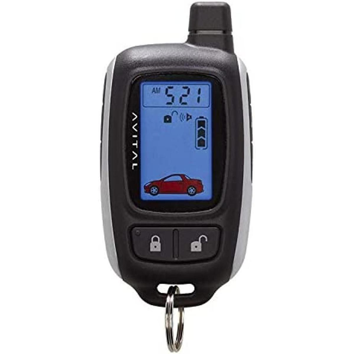 Avital 7352L Mando a distancia LCD de 5 botones 2 vías