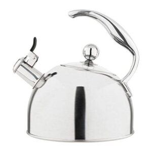 Viking Hervidor de té silbante de acero inoxidable de 2.6_1