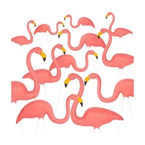 Galashield Paquete de 12 decoraciones de flamencos rosados_1