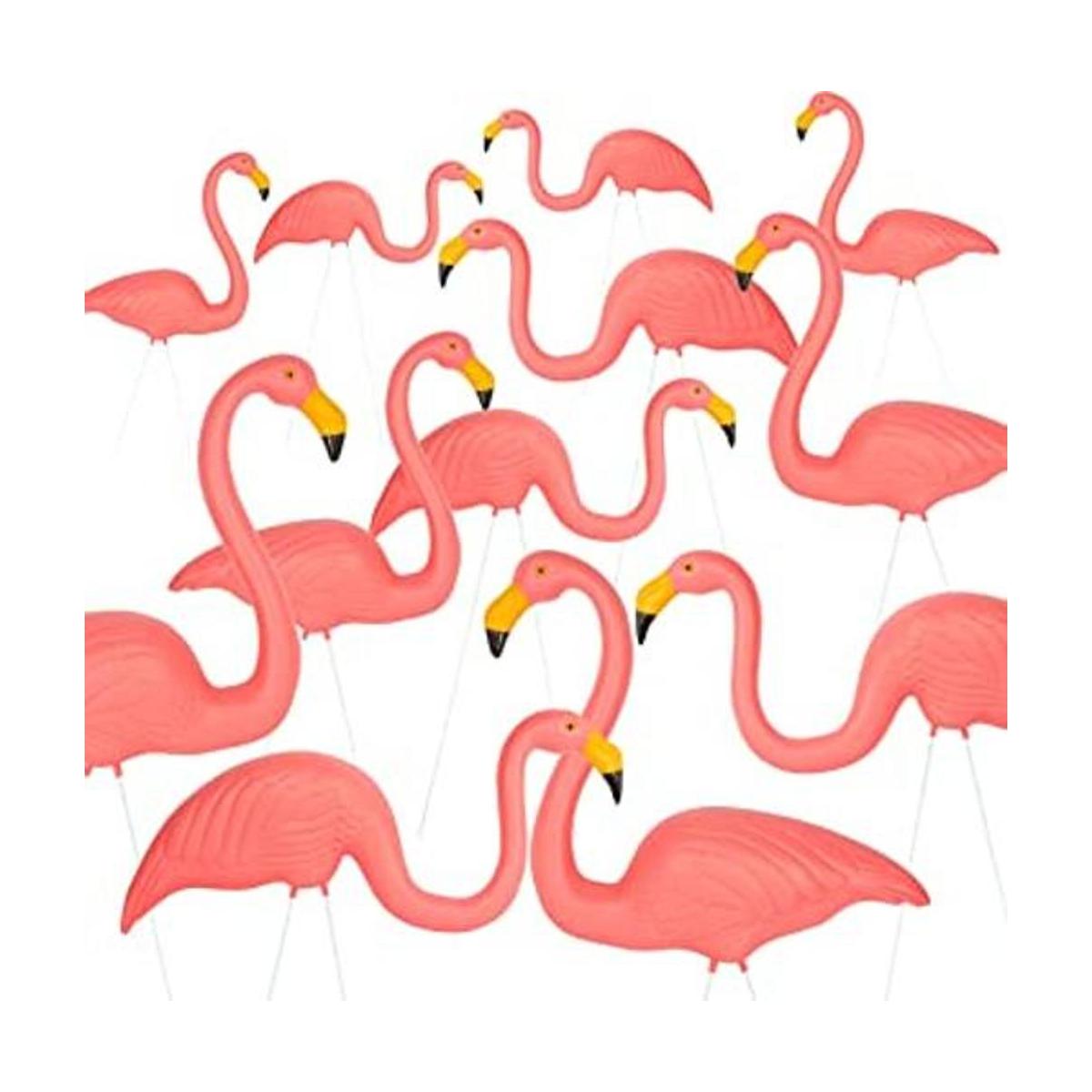 Galashield Paquete de 12 decoraciones de flamencos rosados