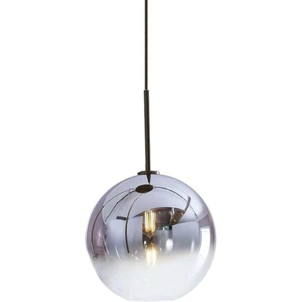 H XD GLOBAL Lámpara colgante de cristal de color_1
