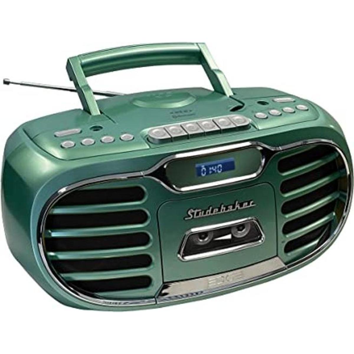 Studebaker Retro Edge Big Sound Bluetooth Boombox con
