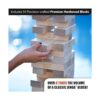 Jenga Giant JS6 El juego Jenga de tamaño extra grande se_4