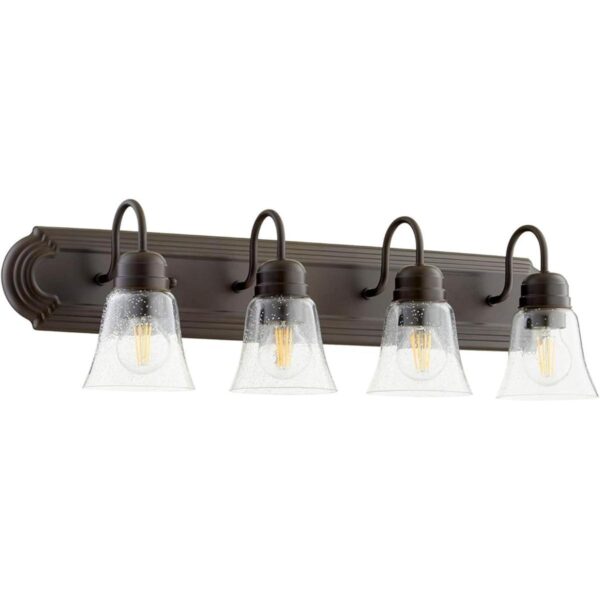 Quorum International Luz de tocador de baño 4LT Bronce_1
