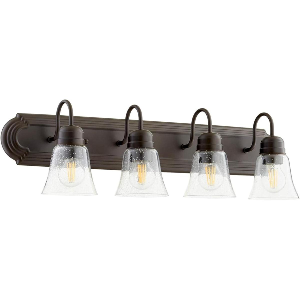Quorum International Luz de tocador de baño 4LT Bronce
