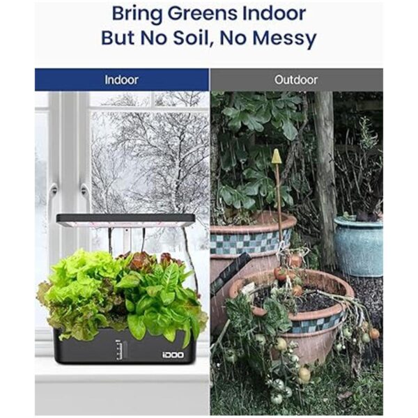 iDOO Sistema de cultivo hidropónico de 12 capas jardín_5