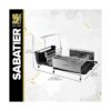 Sabatier Estante expandible de acero inoxidable con cables