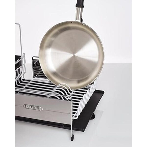 Sabatier Estante expandible de acero inoxidable con cables