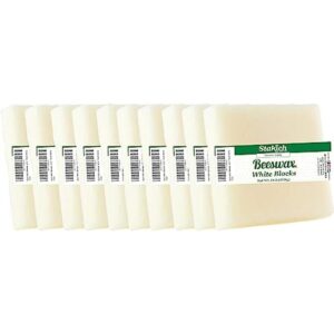 Stakich Bloque de cera de abeja blanca natural grado_1