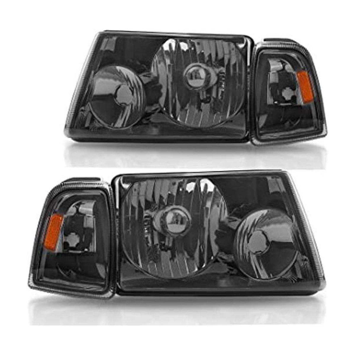 DWVO Montaje de faros delanteros compatible con Ford
