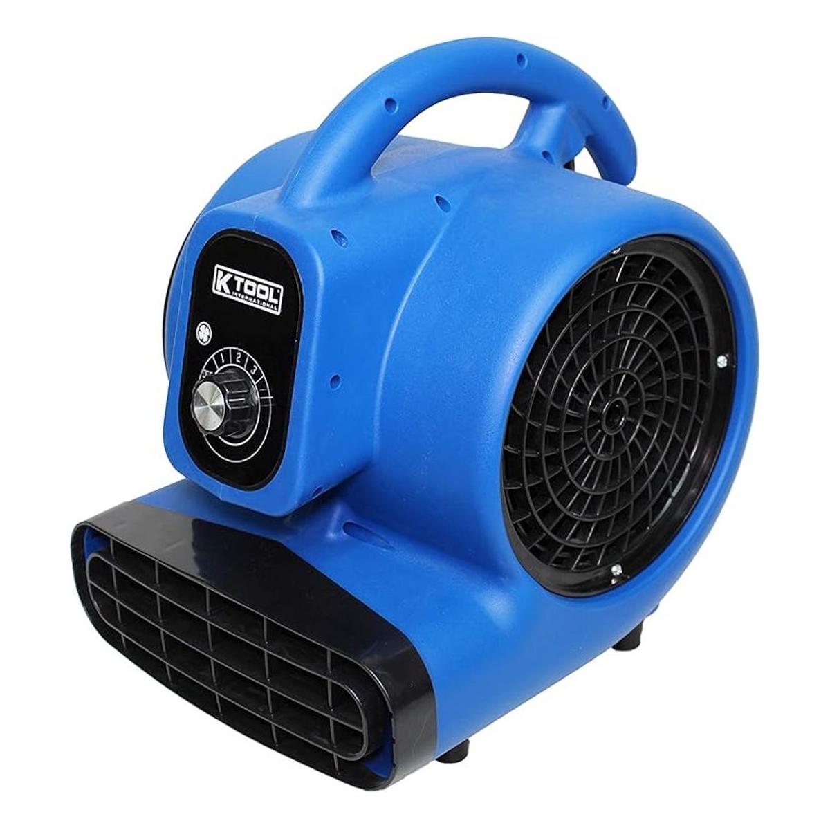 K Tool International Soplador de piso con motor de aire de