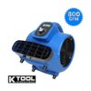 K Tool International Soplador de piso con motor de aire de