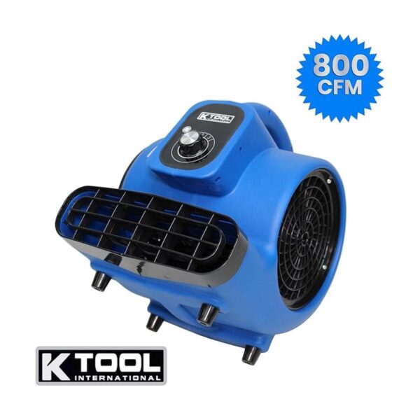 K Tool International Soplador de piso con motor de aire de