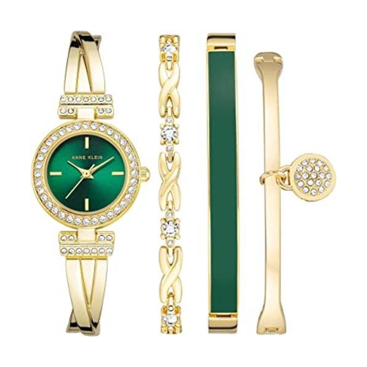 Anne Klein AK2238 Juego de pulsera y pulsera acentuada