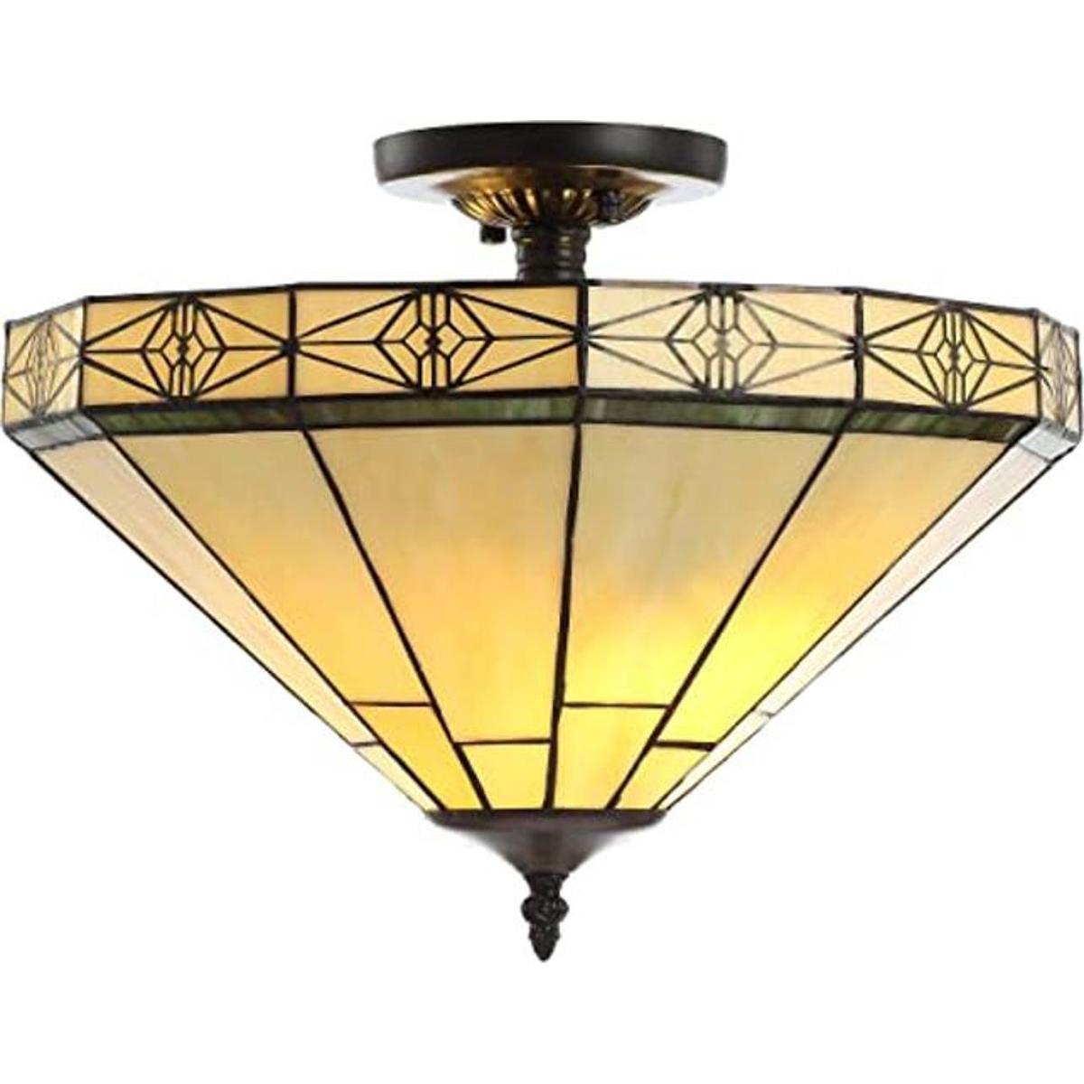 JONATHAN Y JYL8026A Jazmín 16.0 in estilo TiffanyGlass LED