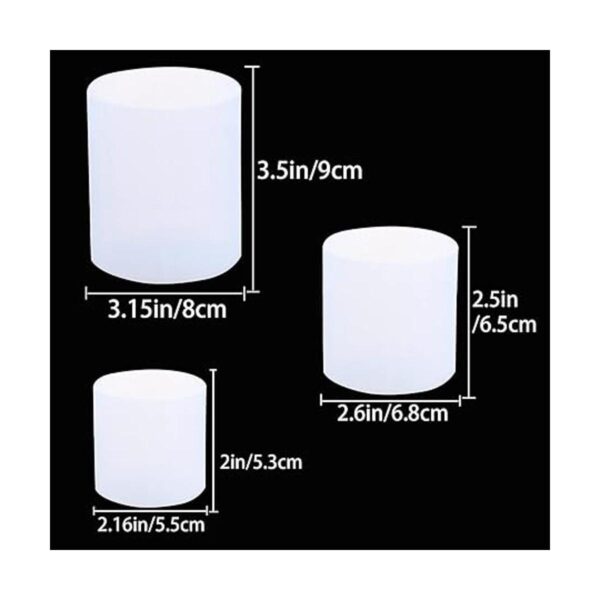 Paquete de 3 moldes de vela cilíndrica y 2 moldes de vela_2
