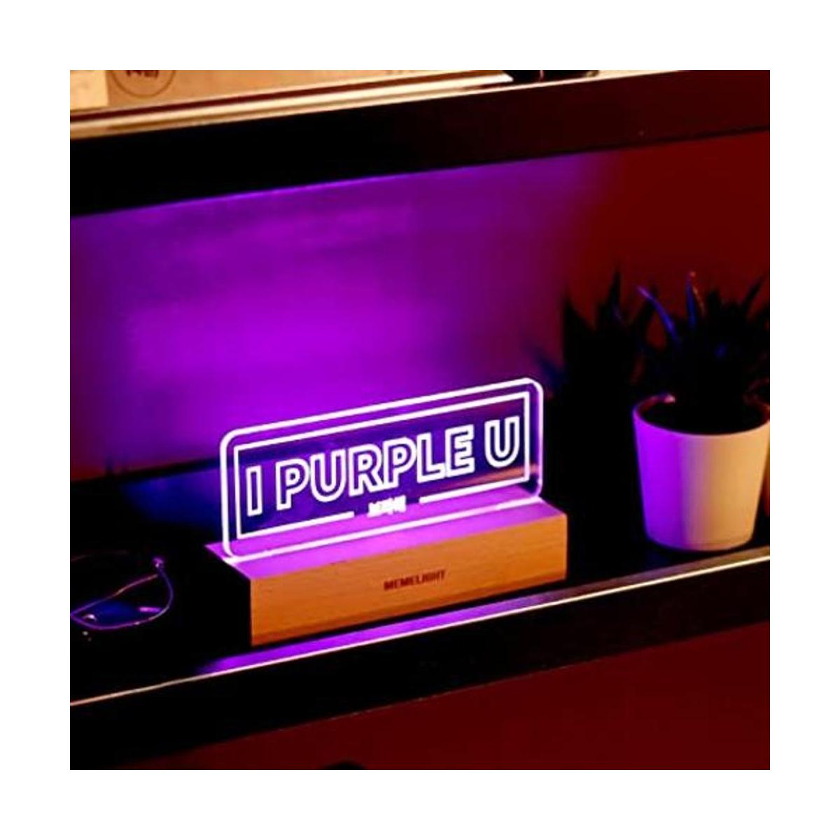 MEMELIGHT BTS I Purple You Luz nocturna BTS Army
