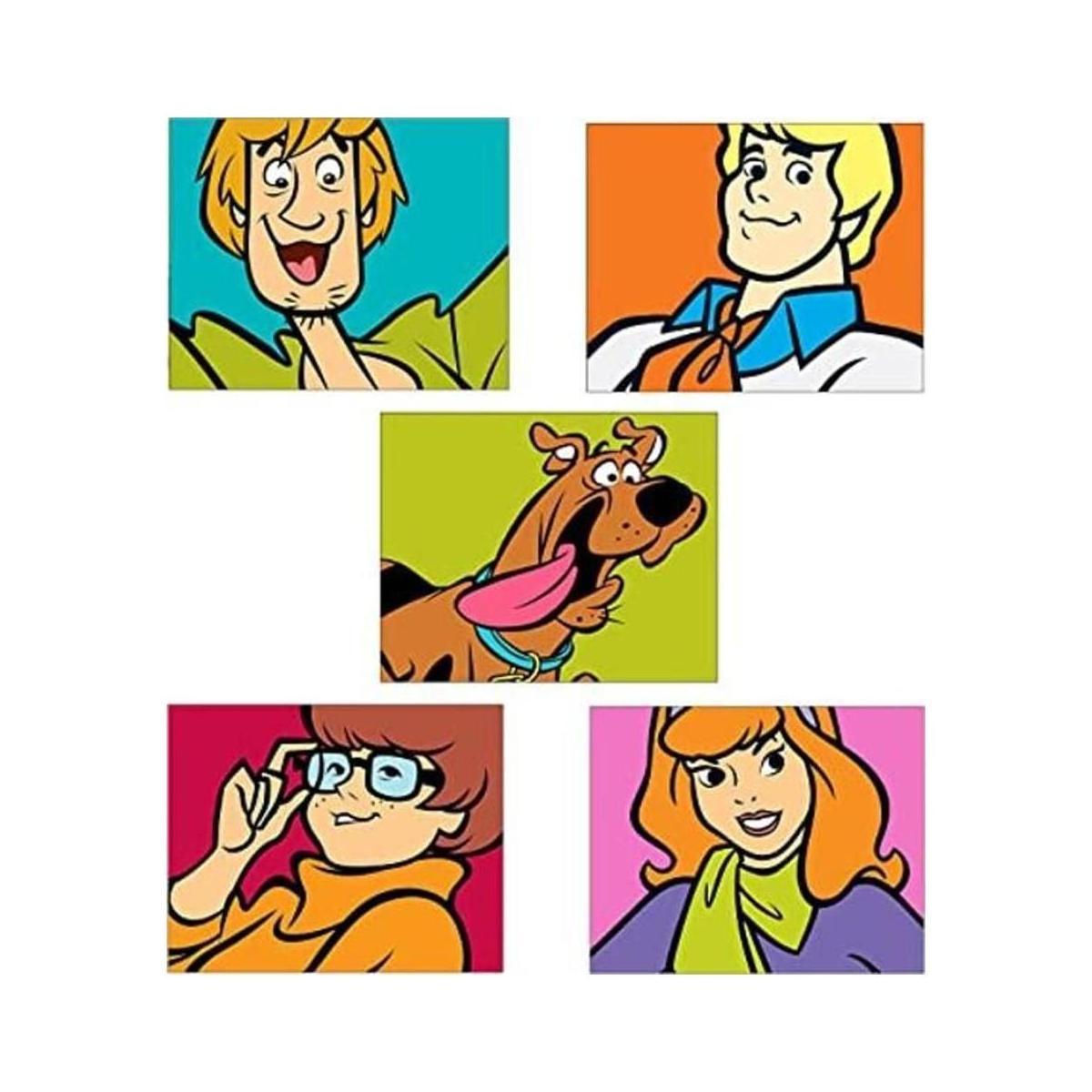 Scooby Doo Kids Wall Art Prints Conjunto de Cinco