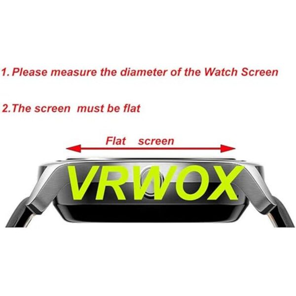 VRWOX Protector de pantalla para reloj redondo universal_3