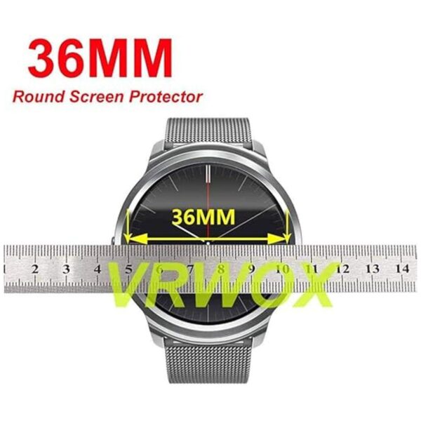 VRWOX Protector de pantalla para reloj redondo universal_2