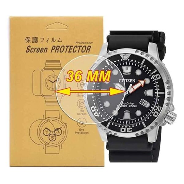 VRWOX Protector de pantalla para reloj redondo universal_1