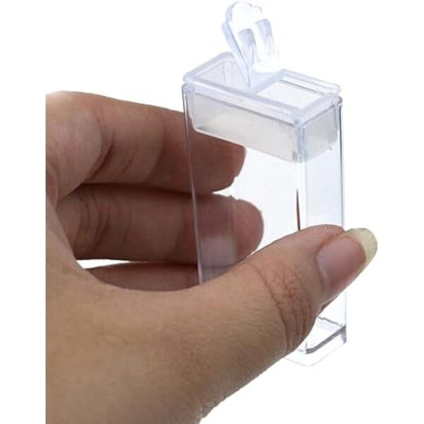 Tighall Paquete de 20 botellas transparentes con bordado_6