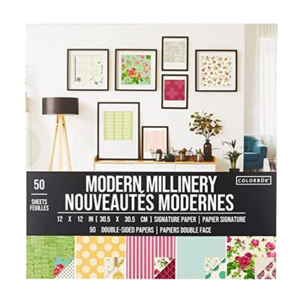 Colorbok Signature Paper Pad 12 x 12 pulgadas Modern_1
