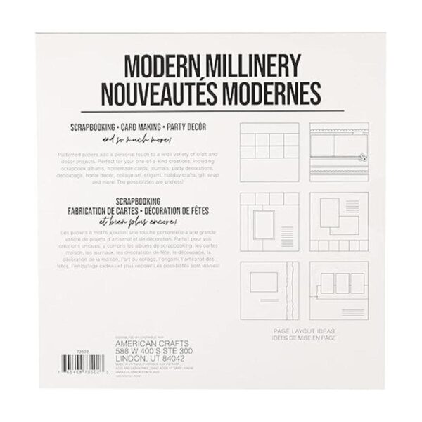 Colorbok Signature Paper Pad 12 x 12 pulgadas Modern_2