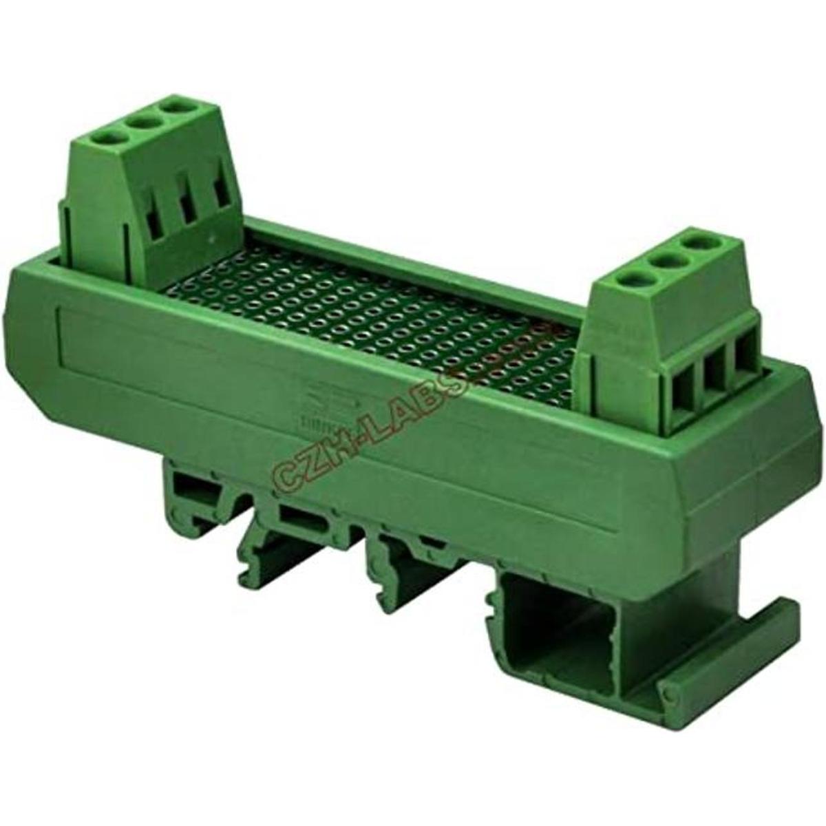 CZHLABS DIN carril montaje portador carcasa con placa