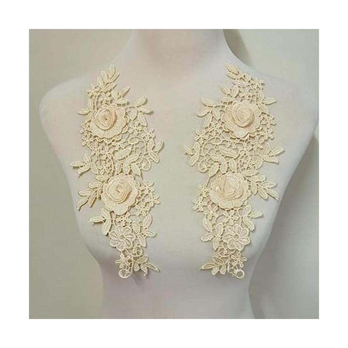 Parche bordado de flores para ropa chaquetas jeans