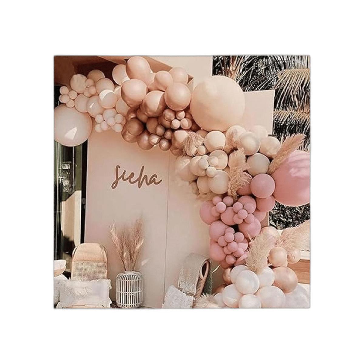Longwu Kit de guirnalda de arco de globos juego de