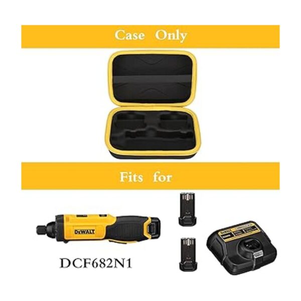 Mchoi Funda rígida portátil compatible con DEWALT DCF682N1