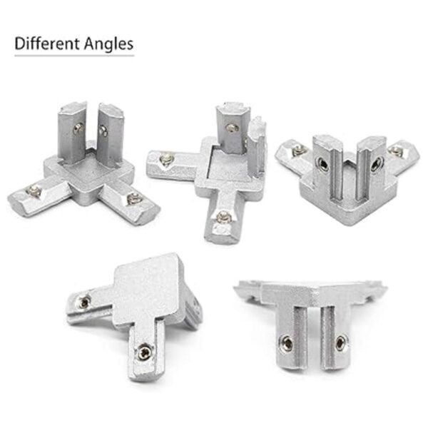 8 unids 3 vías extremo esquina soporte conector para