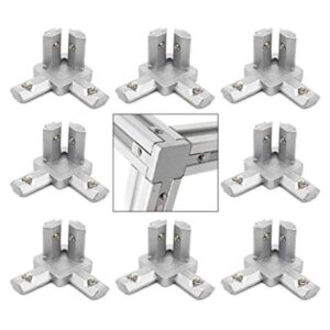 8 unids 3 vías extremo esquina soporte conector para