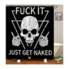 CamilleAndrew Juego de 4 cortinas de ducha Just Get
