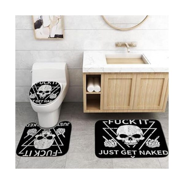 CamilleAndrew Juego de 4 cortinas de ducha Just Get