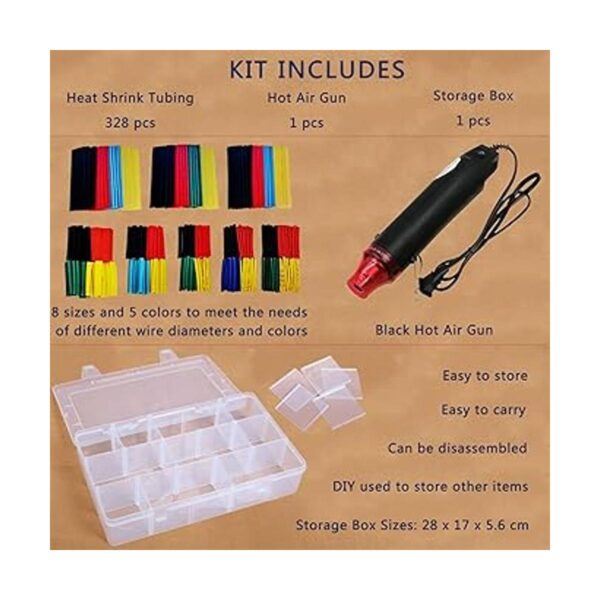 Kit de tubos termorretráctiles mini de calor para tubos_2